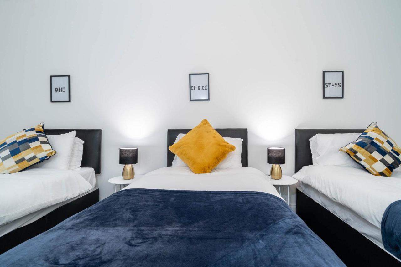 Three Bedroom Apartment- One Choice Stays Serviced Accommodation- Jewellery Quarter Birmingham Eksteriør bilde