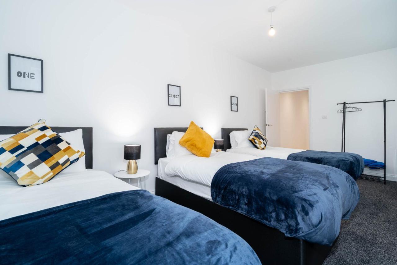 Three Bedroom Apartment- One Choice Stays Serviced Accommodation- Jewellery Quarter Birmingham Eksteriør bilde